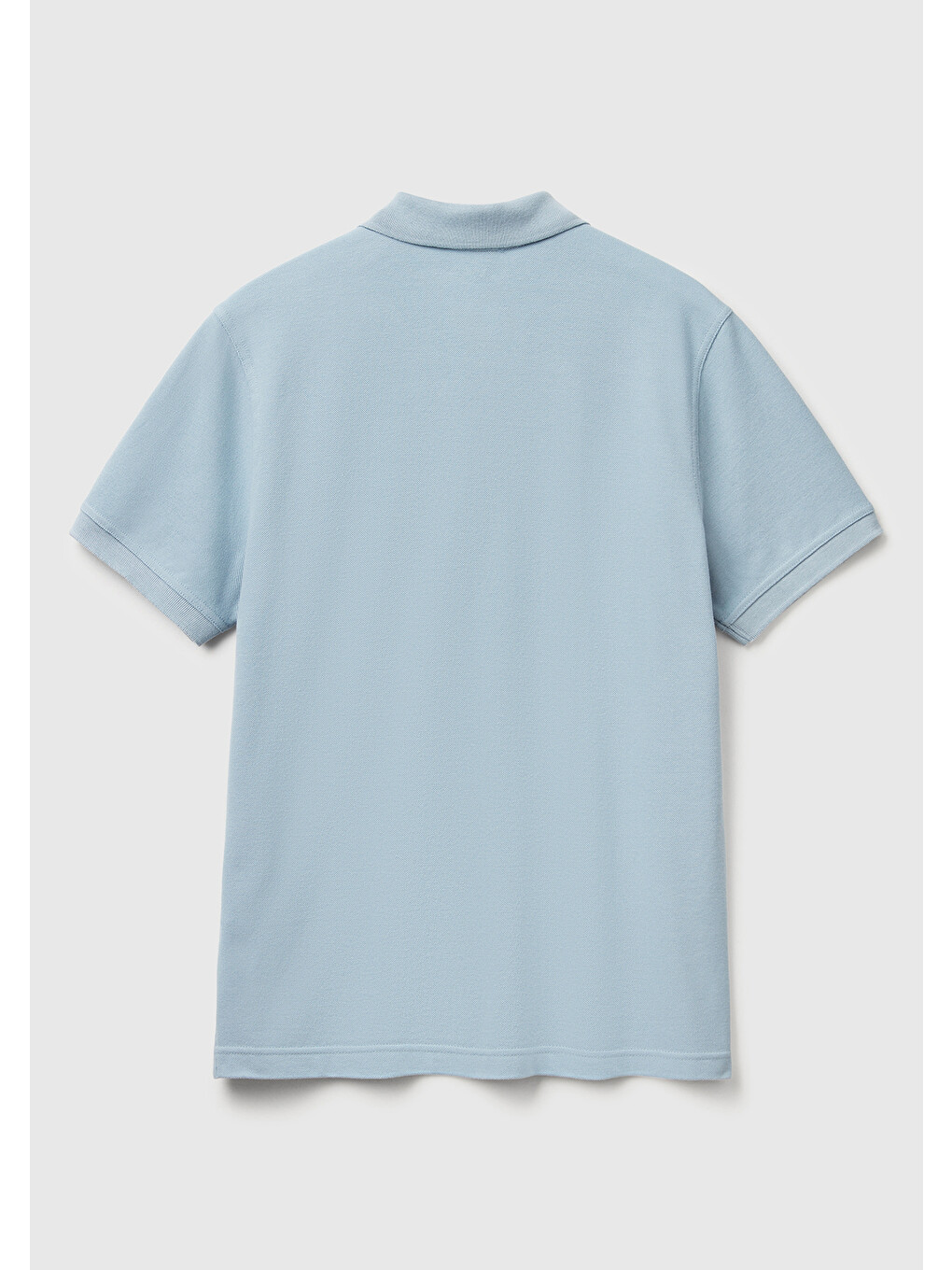 Erkek Mavi Regular Fit Kısa Kollu Polo Tişört-3