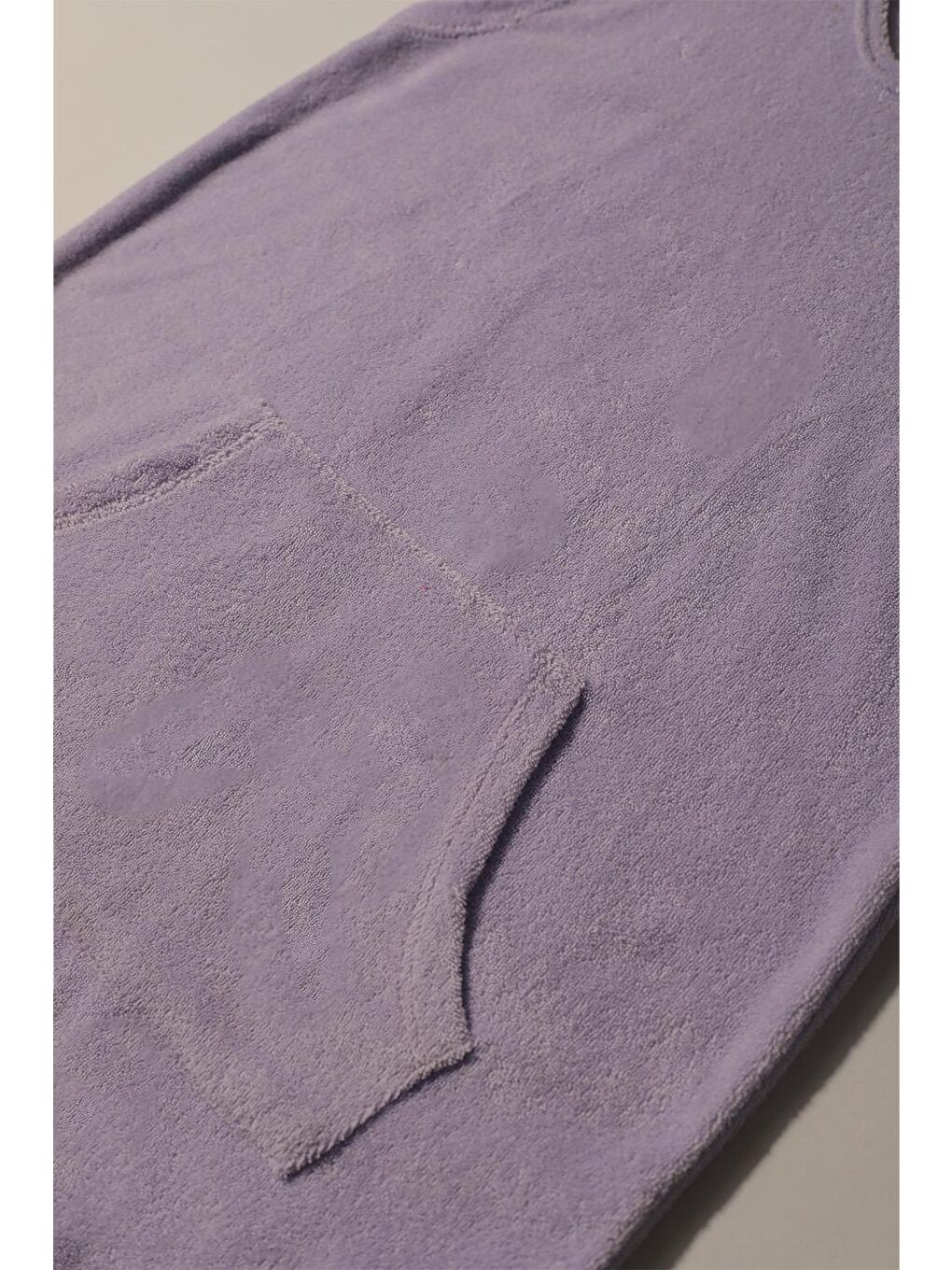 Kız Çocuk Mor Basic Havlu Elbise-3