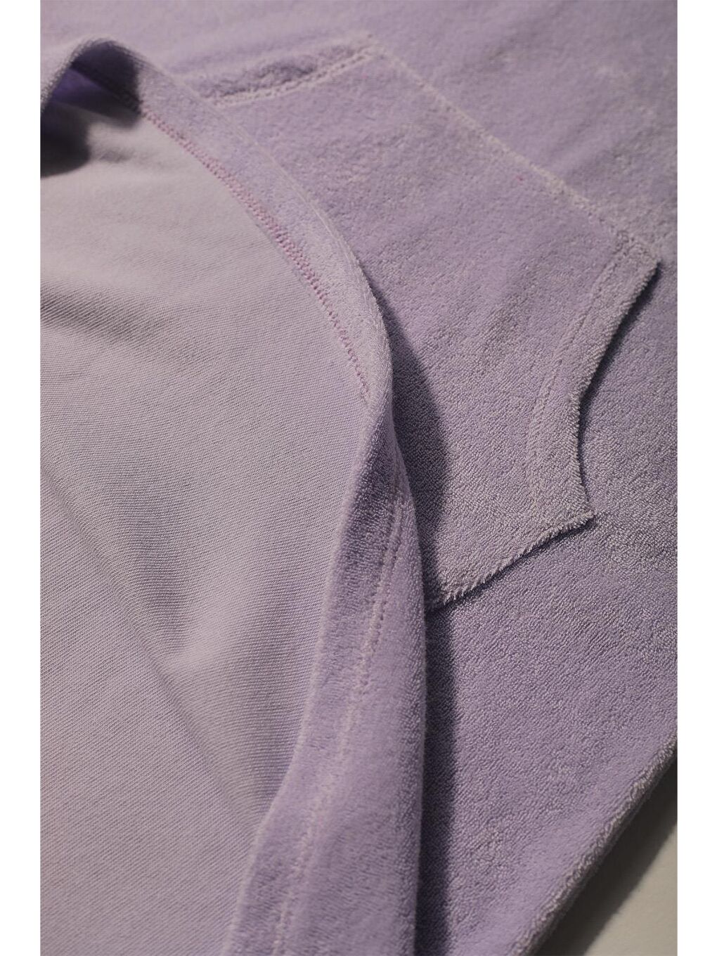 Kız Çocuk Mor Basic Havlu Elbise-4