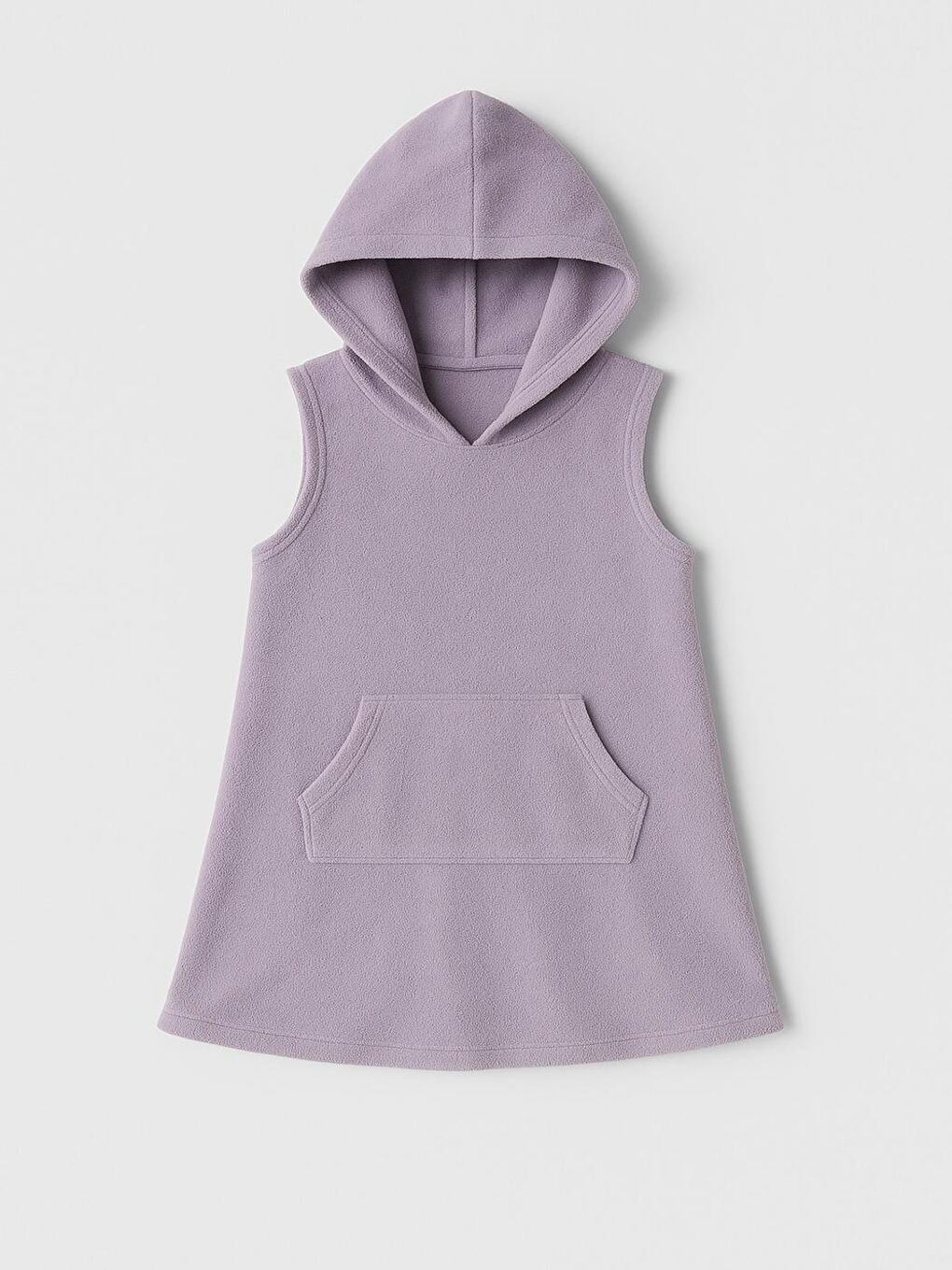 Kız Çocuk Mor Basic Havlu Elbise-2