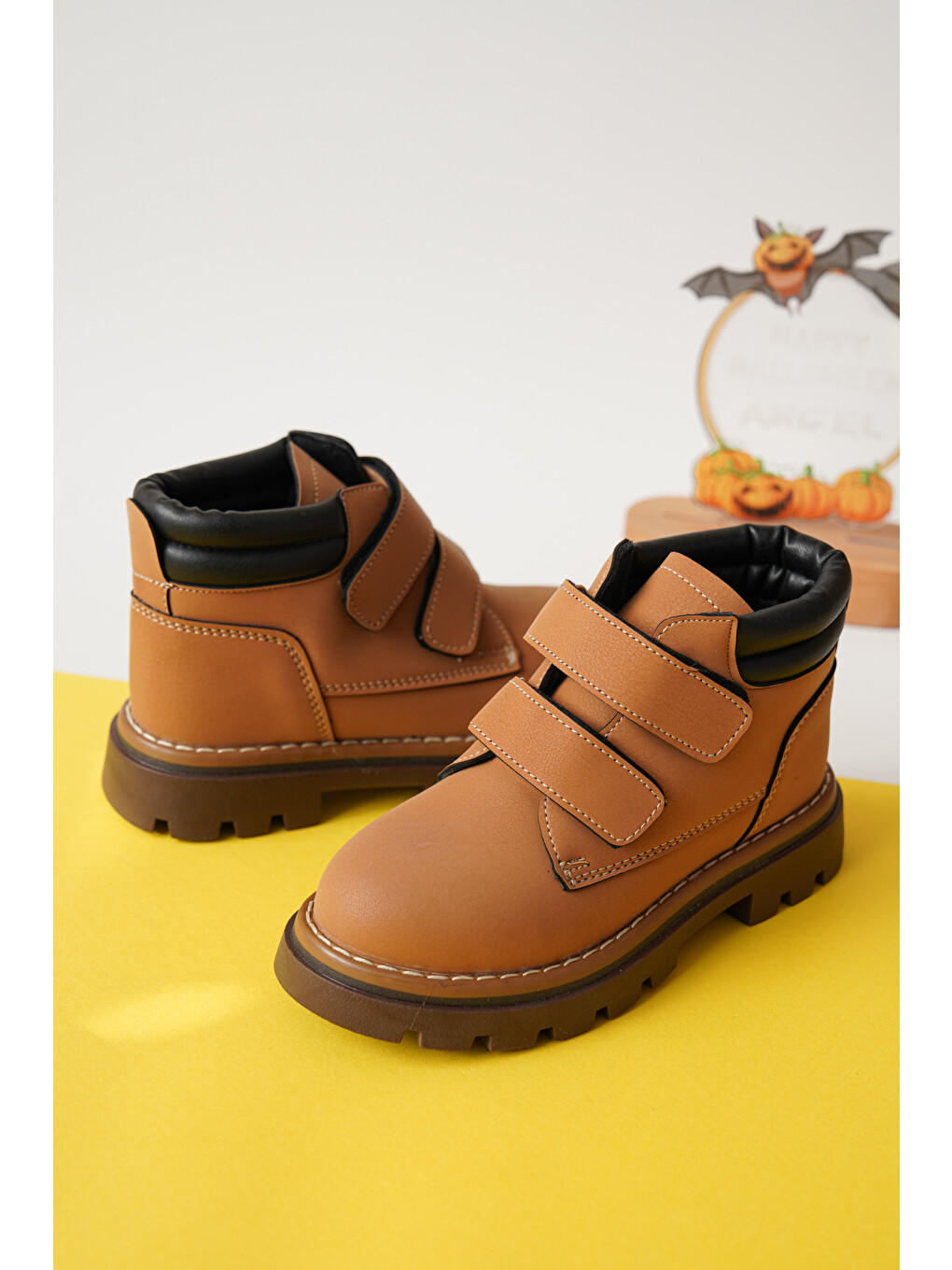 Sarı D0cot33 Günlük Ortopedik Çocuk Unisex Soğuk Geçirmez Bot
