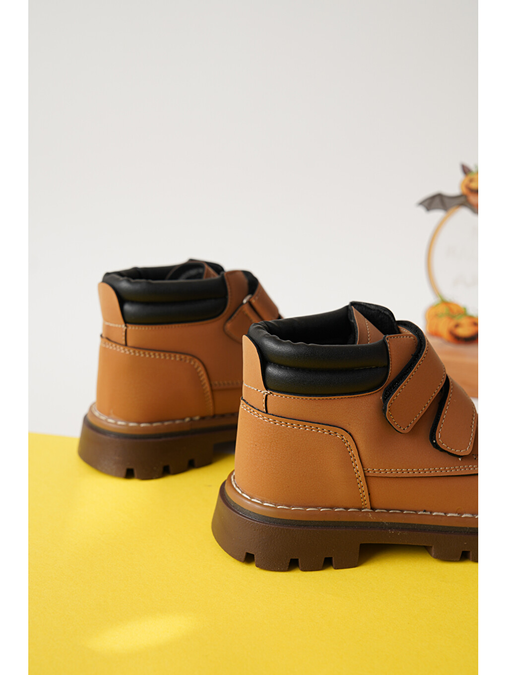 Sarı D0cot33 Günlük Ortopedik Çocuk Unisex Soğuk Geçirmez Bot-7