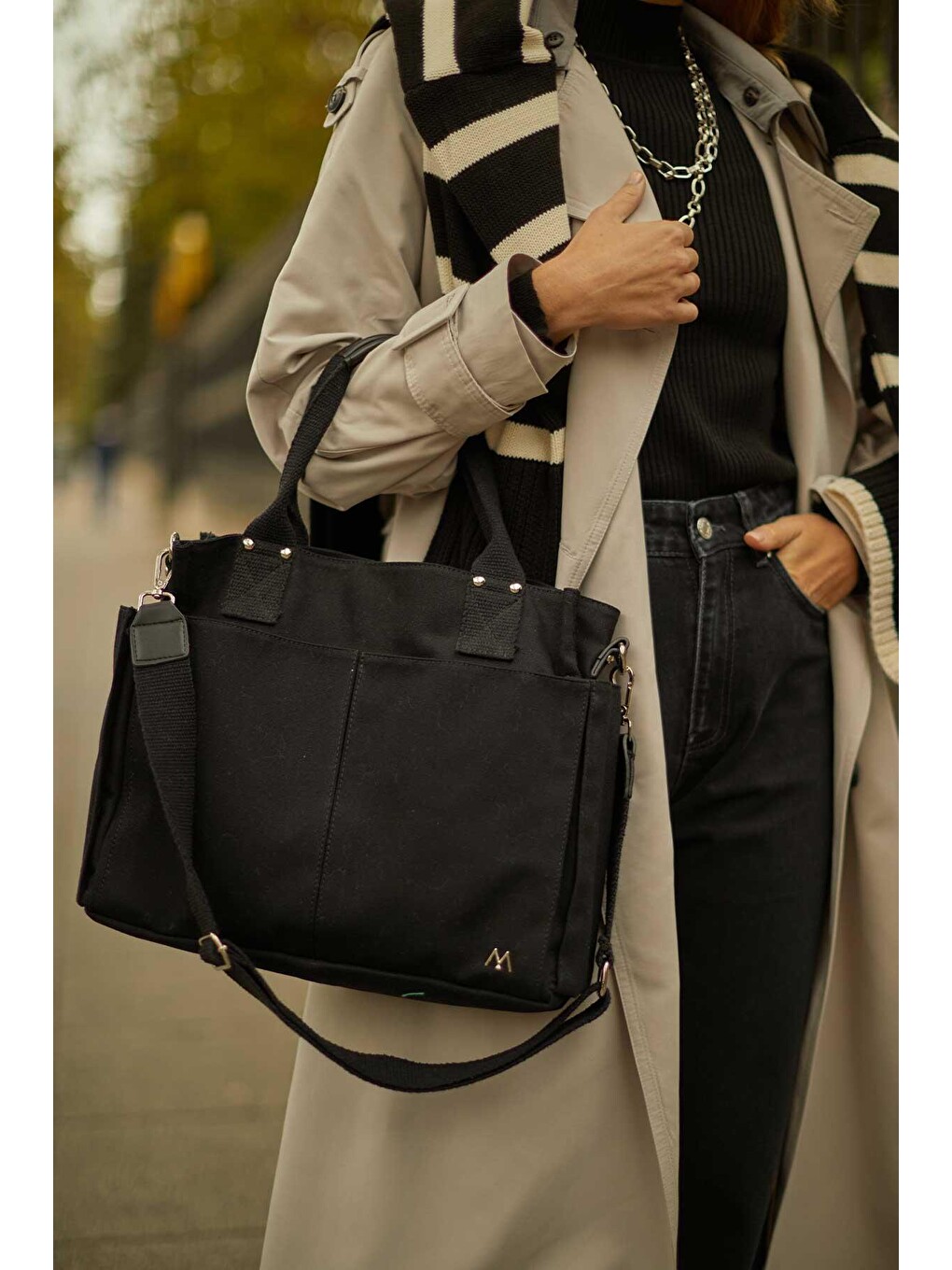 Kanvas Everyday Bag Siyah