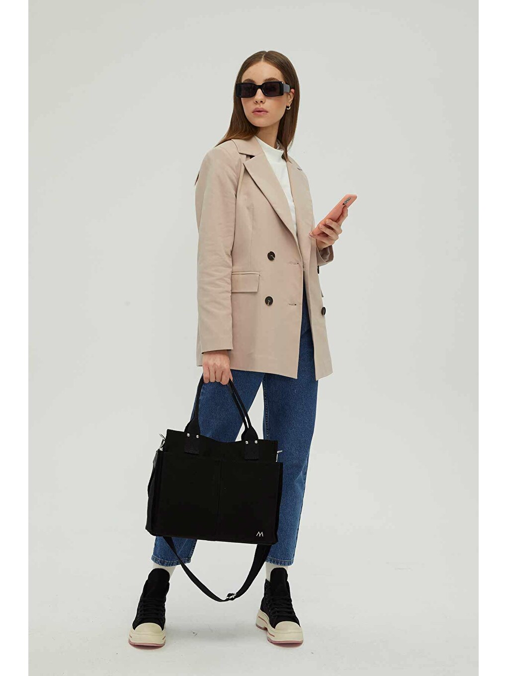 Kanvas Everyday Bag Siyah-3