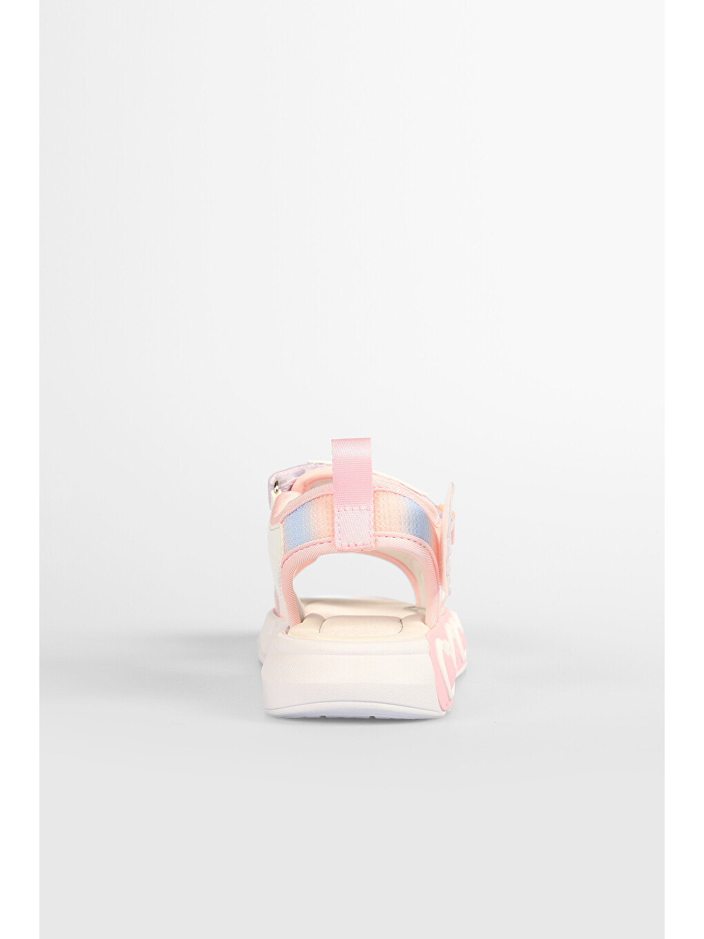 Pembe Label Hafif Kız Okul Öncesi Pudra Sandalet-4