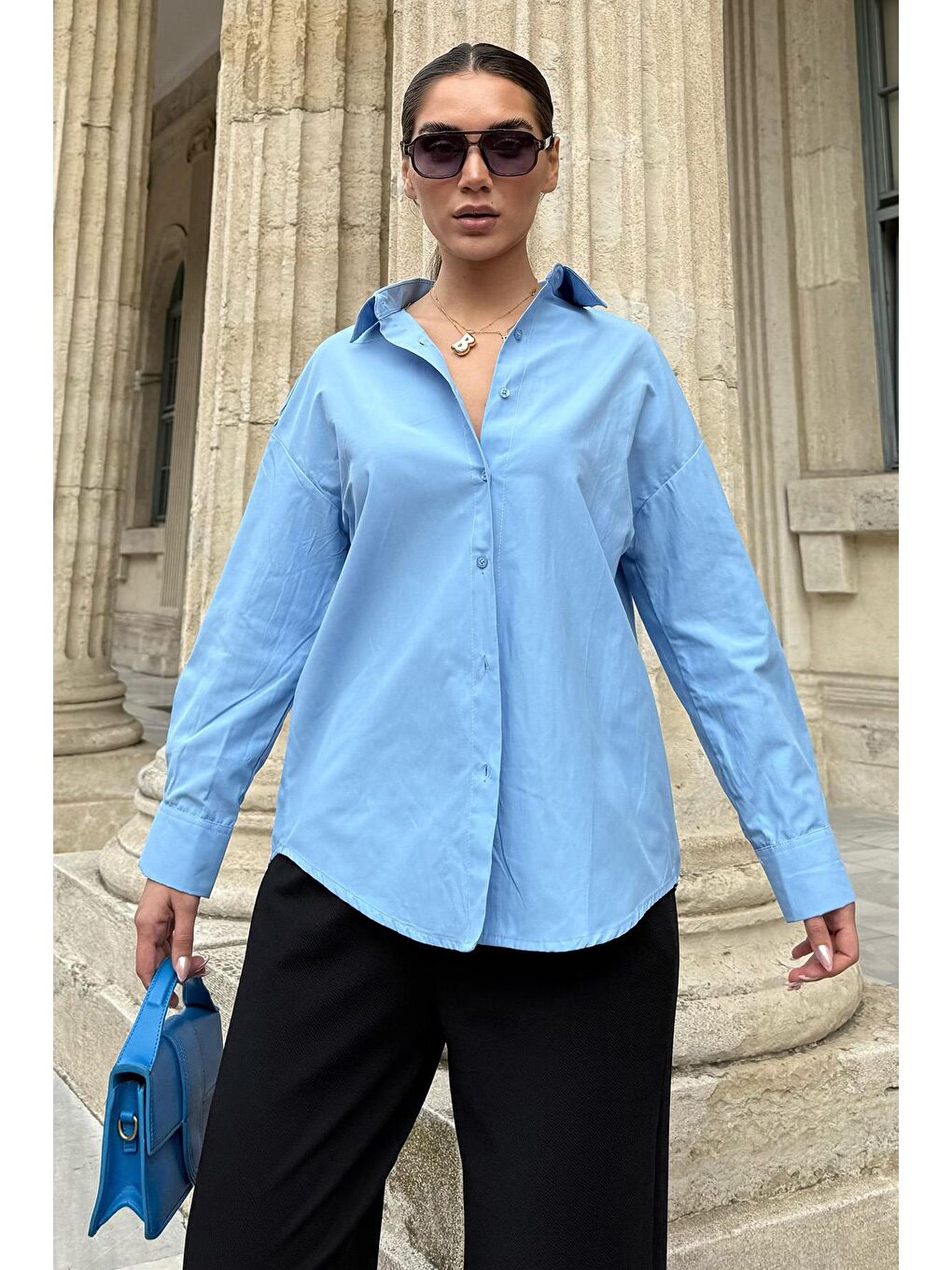 Mavi Basic Kadın Gömlek Mg2355-1