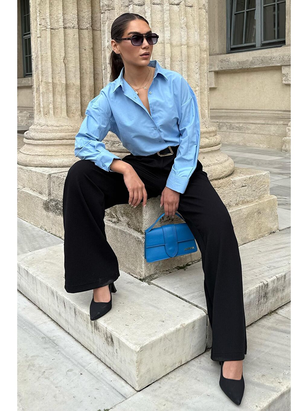 Mavi Basic Kadın Gömlek Mg2355-2