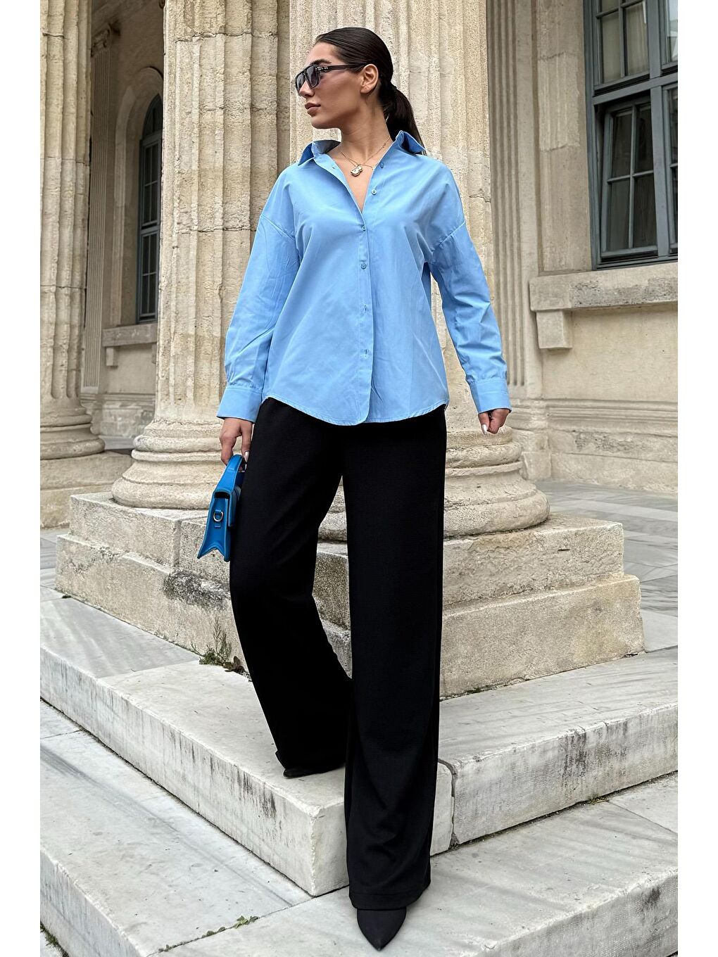 Mavi Basic Kadın Gömlek Mg2355-6