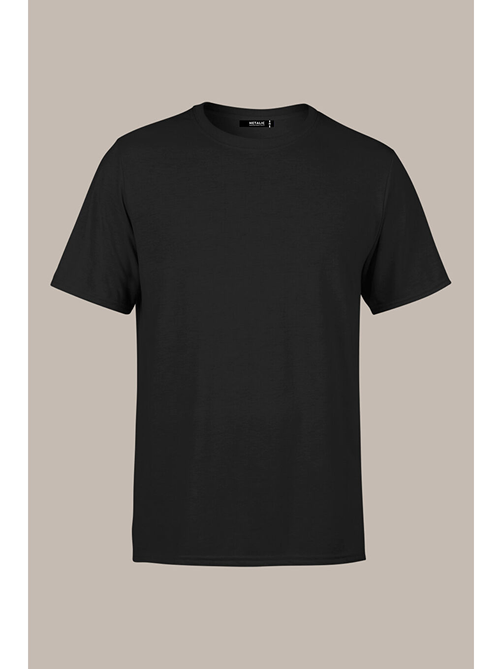 Siyah Erkek Çok Renkli %100 Pamuk TişörtRegular Fit Rahat Kesim Bisiklet Yaka Basic %100 Pamuk Tişört