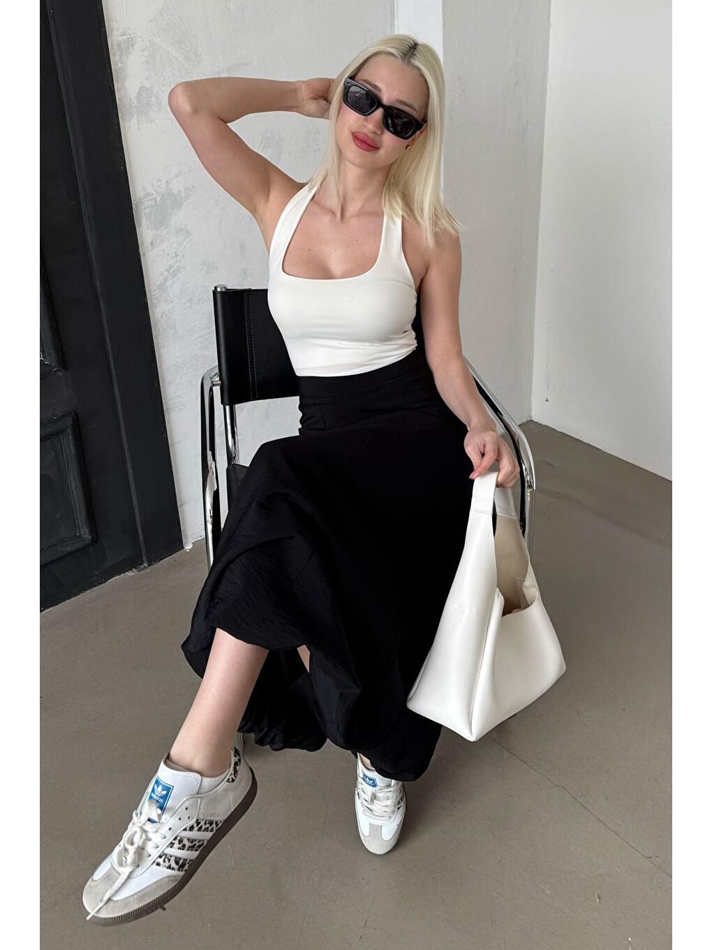 Siyah Balon Etek Mg2319-3