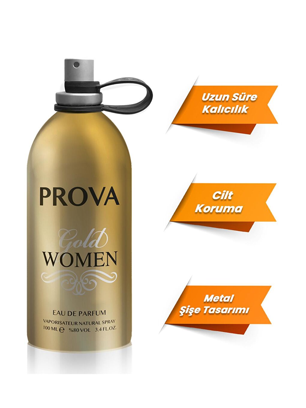 Prova Karışık Gold Women ve Gold Men Kadın ve Erkek Parfüm EDP 2 x100 ml - 3