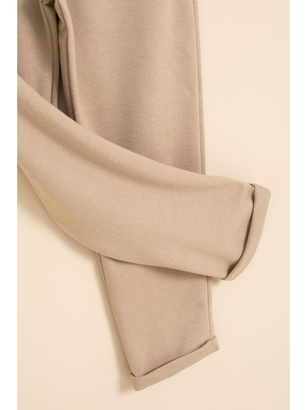 Kahverengi Kahve Erkek Çocuk Duble Paça Beli Lastikli Basic Kumaş Pantolon 21423-2