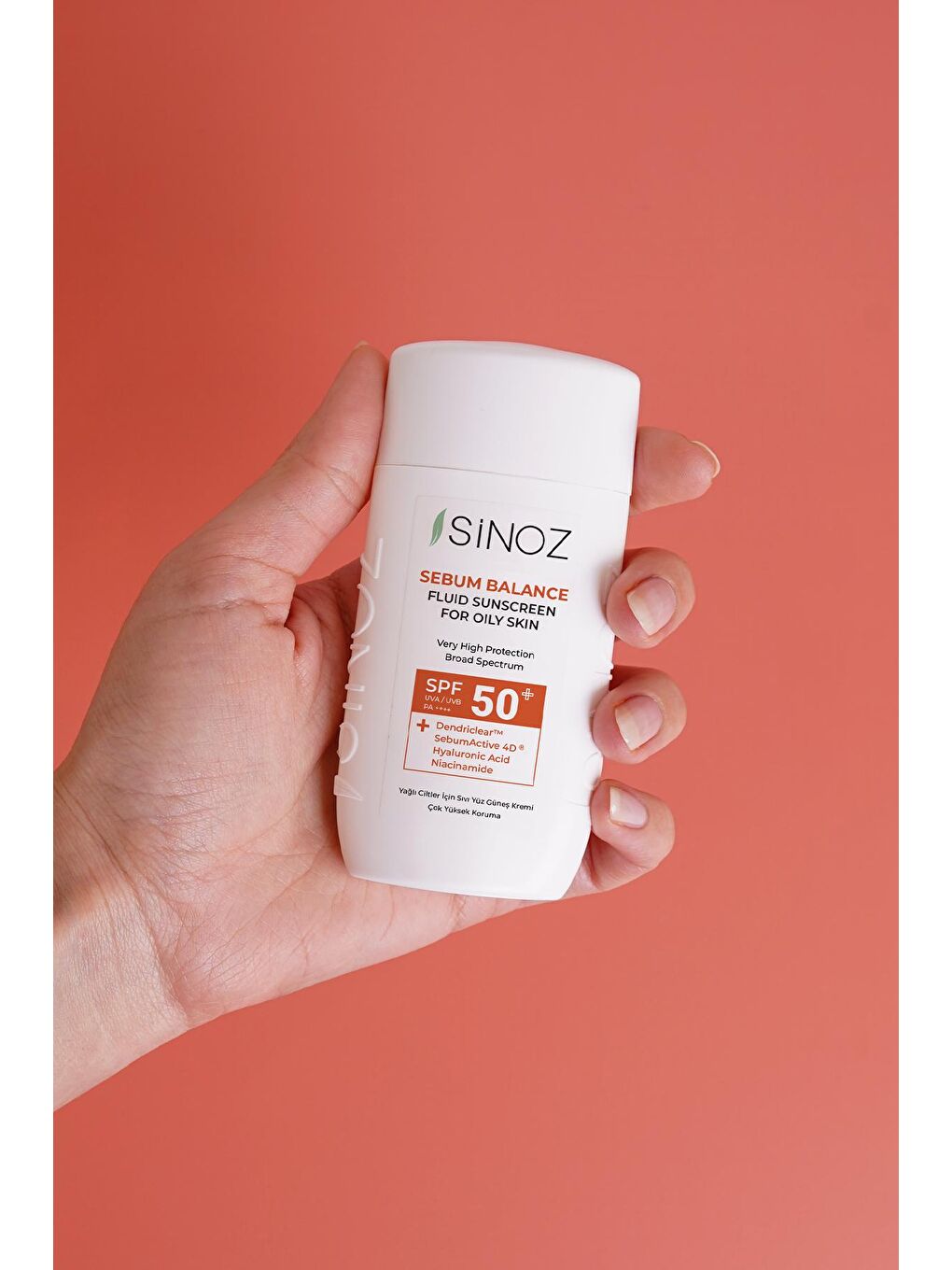 Sinoz Renksiz SPF 50+ Yağlı Ciltlere Özel Sıvı Güneş Kremi - Yeni Nesil Güneş Filtreleri İle Hibrit Formül 50 ml - 4