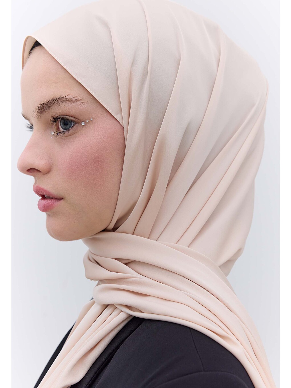 Pembe İpeksi Elegance Şal Açık Pudra-2