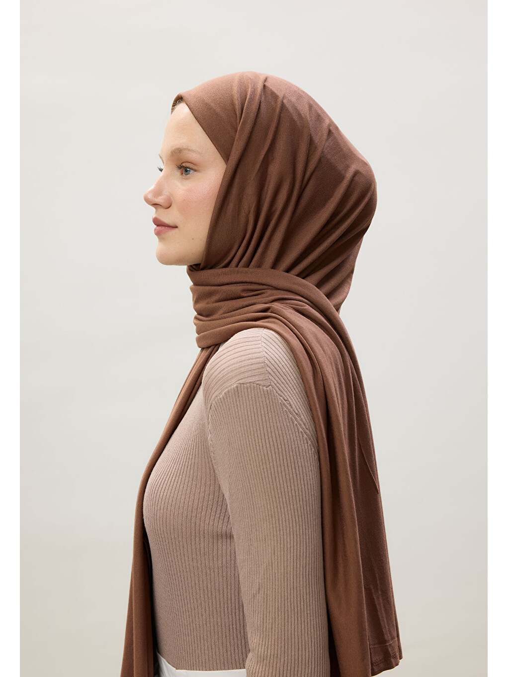 Kahverengi Penye Şal Acı Kahve-5