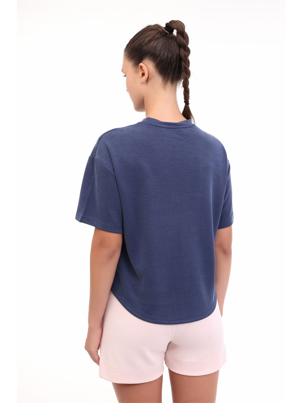 W-EDSUMA TEE 5FX Lacivert Kadın Kısa Kol T-Shirt-1