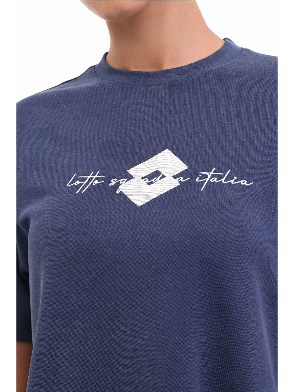 W-EDSUMA TEE 5FX Lacivert Kadın Kısa Kol T-Shirt-3