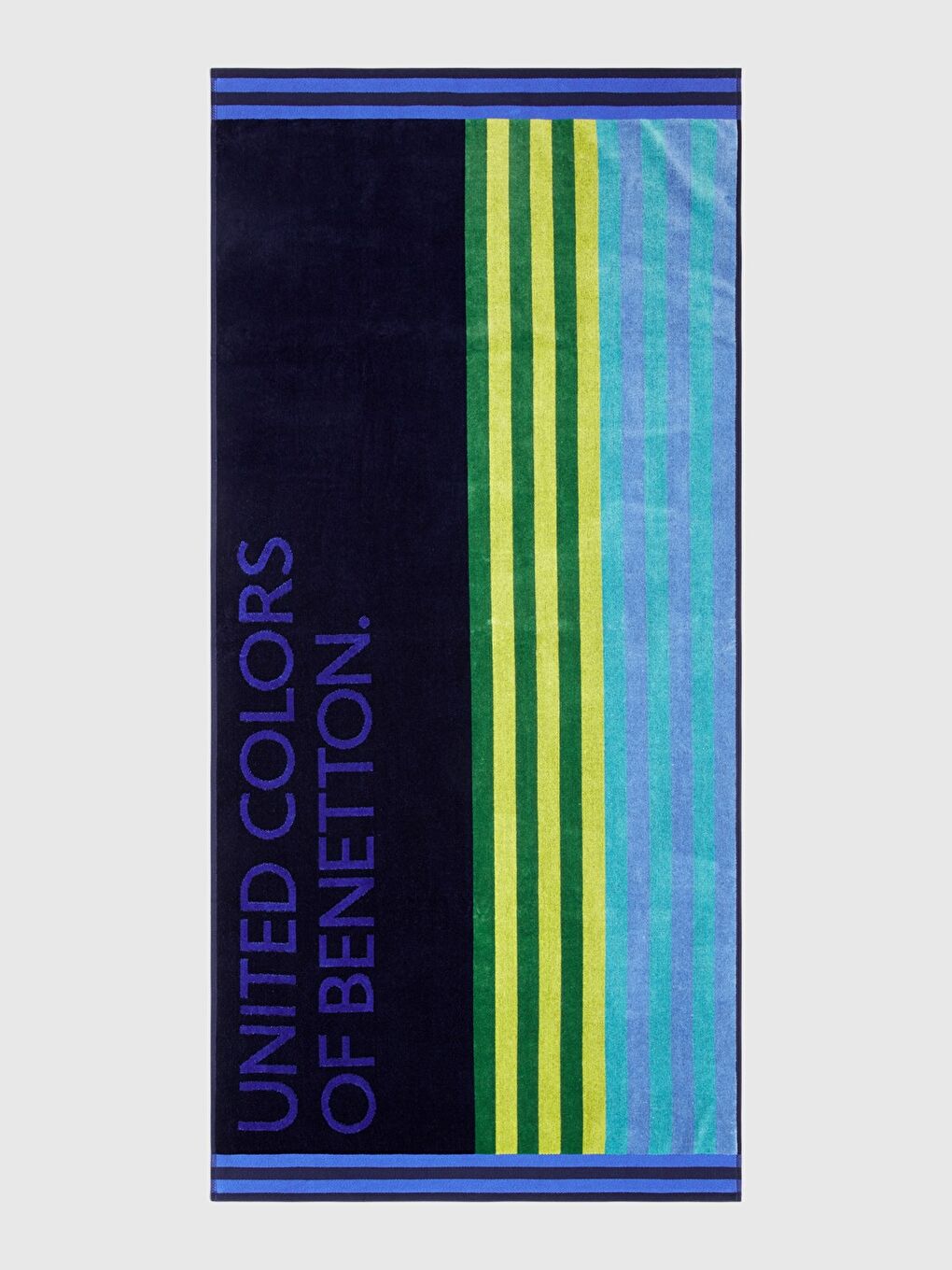 Erkek Çocuk Lacivert Desenli Yazılı Deniz Havlusu