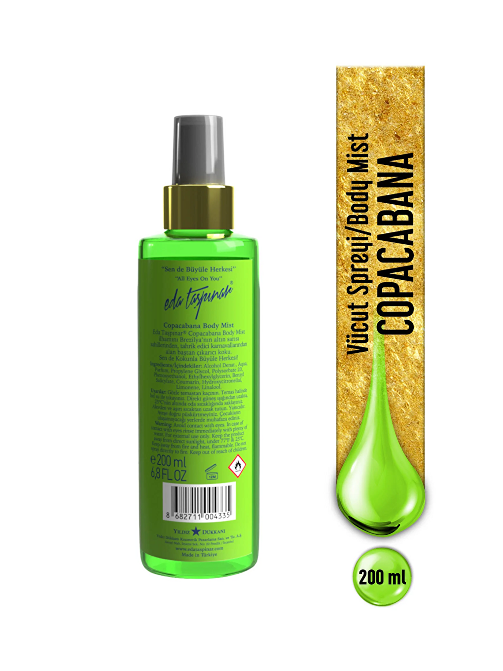 Copacabana Body Mist - 200 Ml (egy0017)-1
