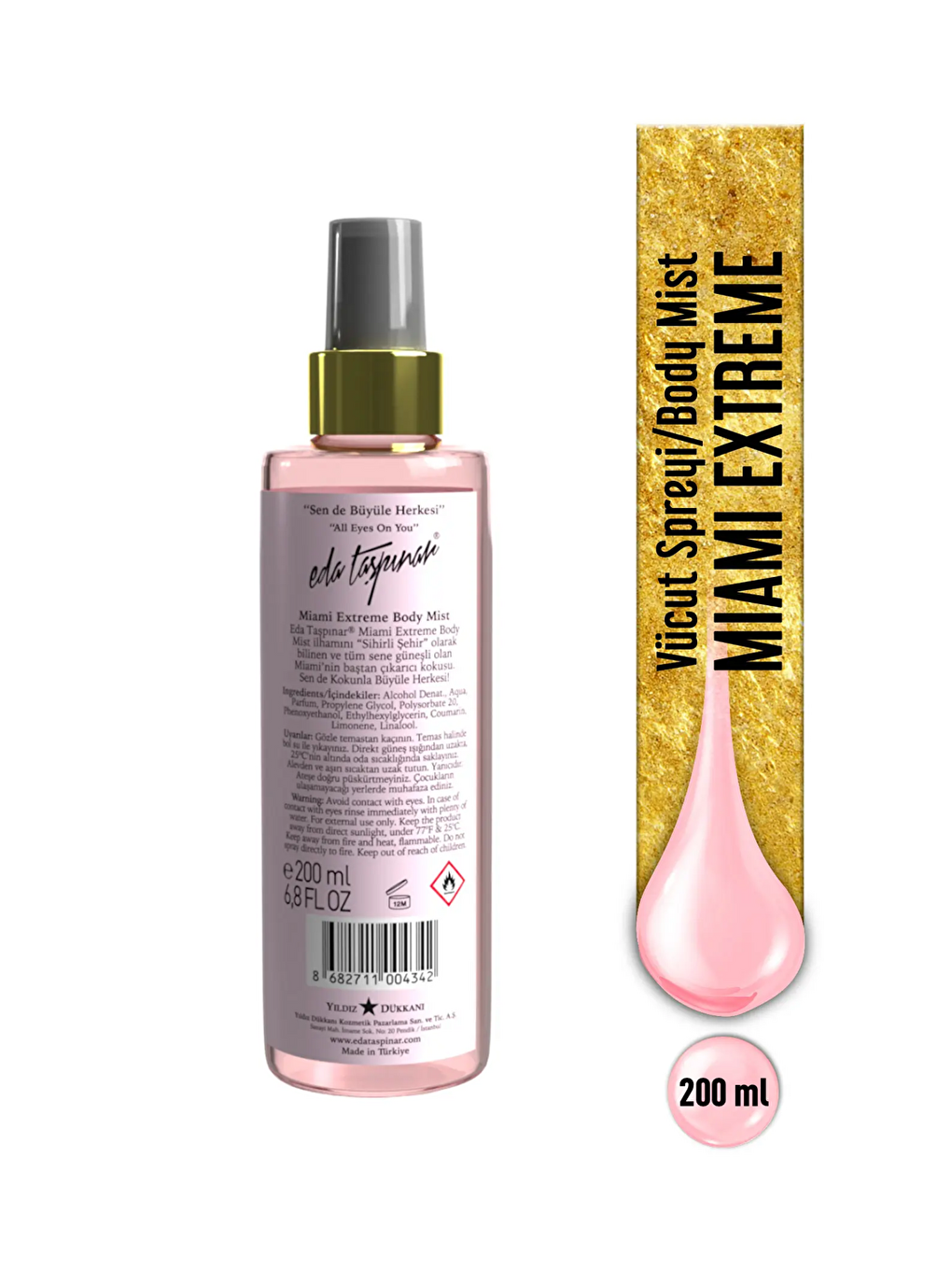 Miami Vücut Spreyi - 200ml Egy0018-1