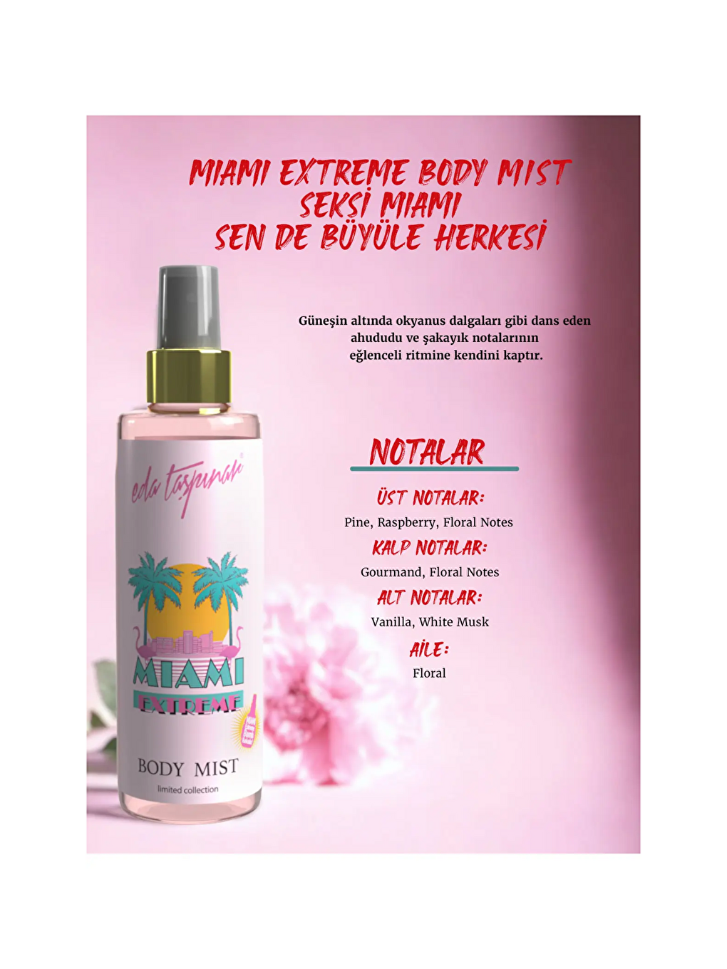 Miami Vücut Spreyi - 200ml Egy0018-2