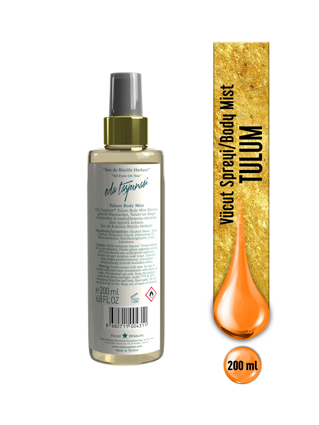 Tulum Vücut Spreyi - 200 Ml Egy0026-1