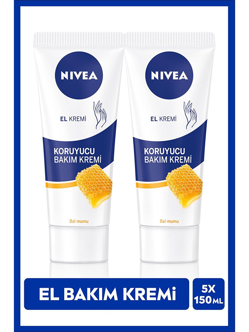 NIVEA Koruyucu El Bakım Kremi Balmumu75mlx2Adet