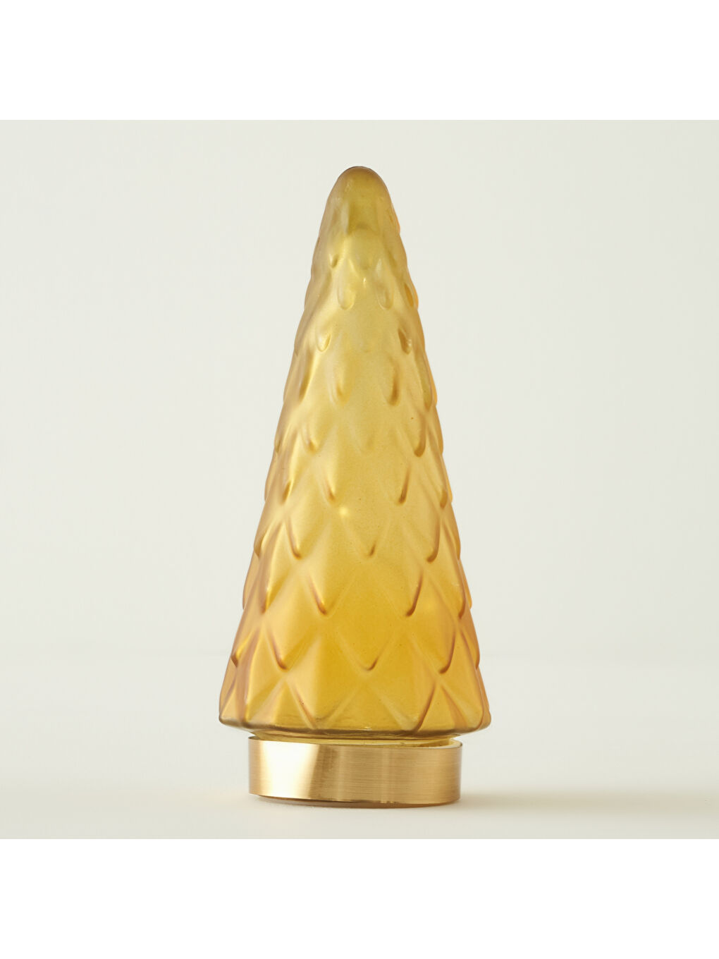 Pine Tree Yılbaşı Ledli Aydınlatma Sarı (24 cm)-1