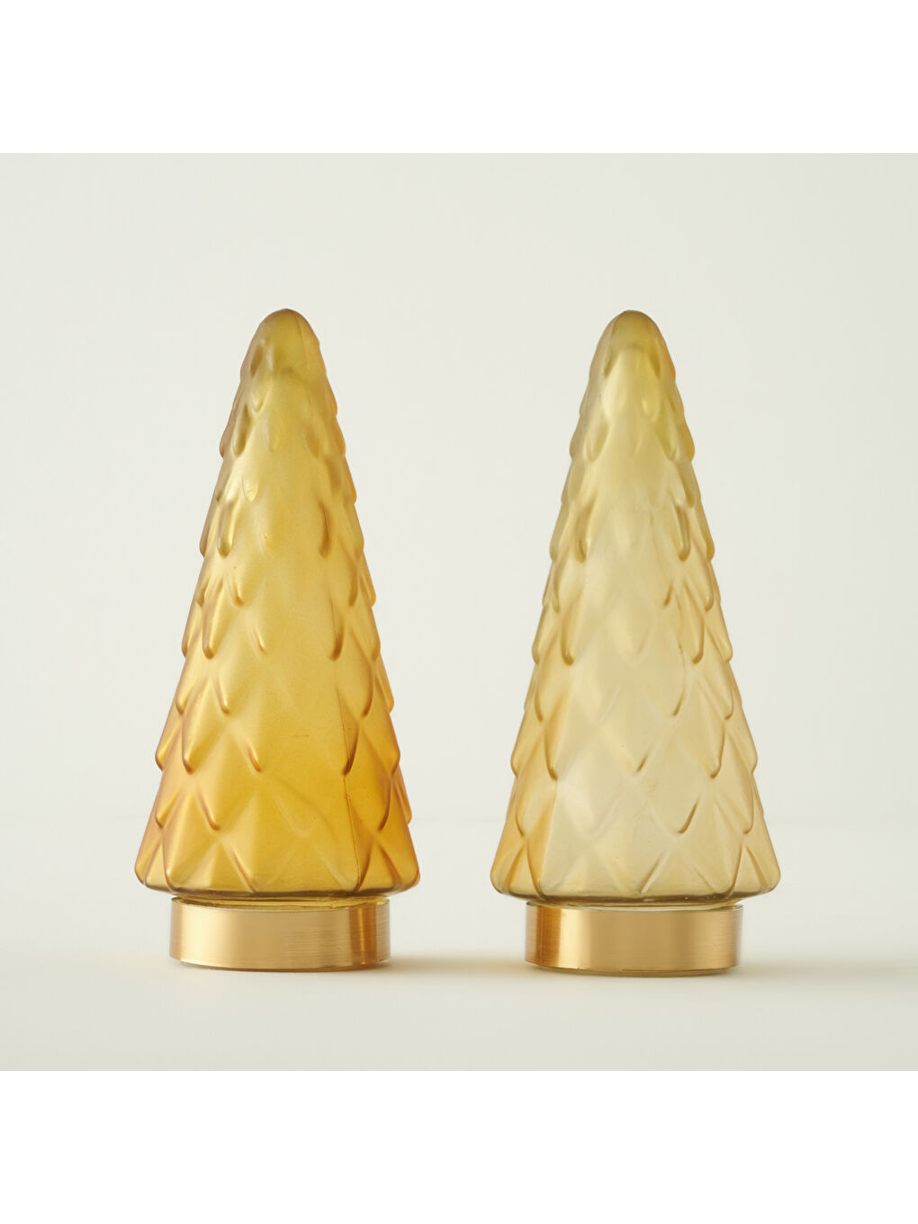 Pine Tree Yılbaşı Ledli Aydınlatma Sarı (24 cm)-2