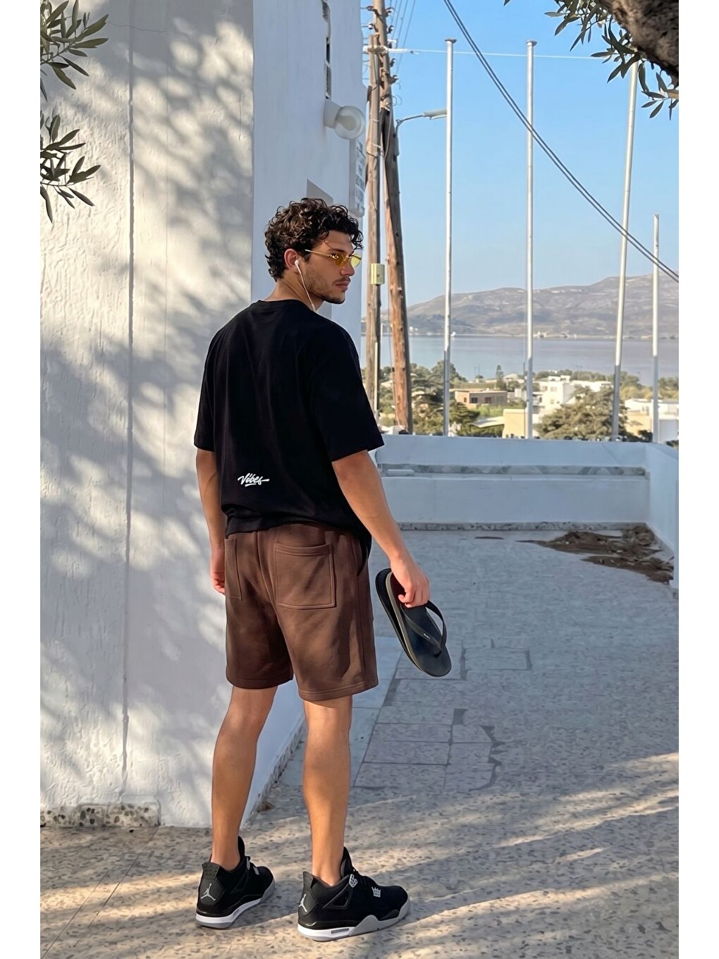 Kahverengi Oversize Şort