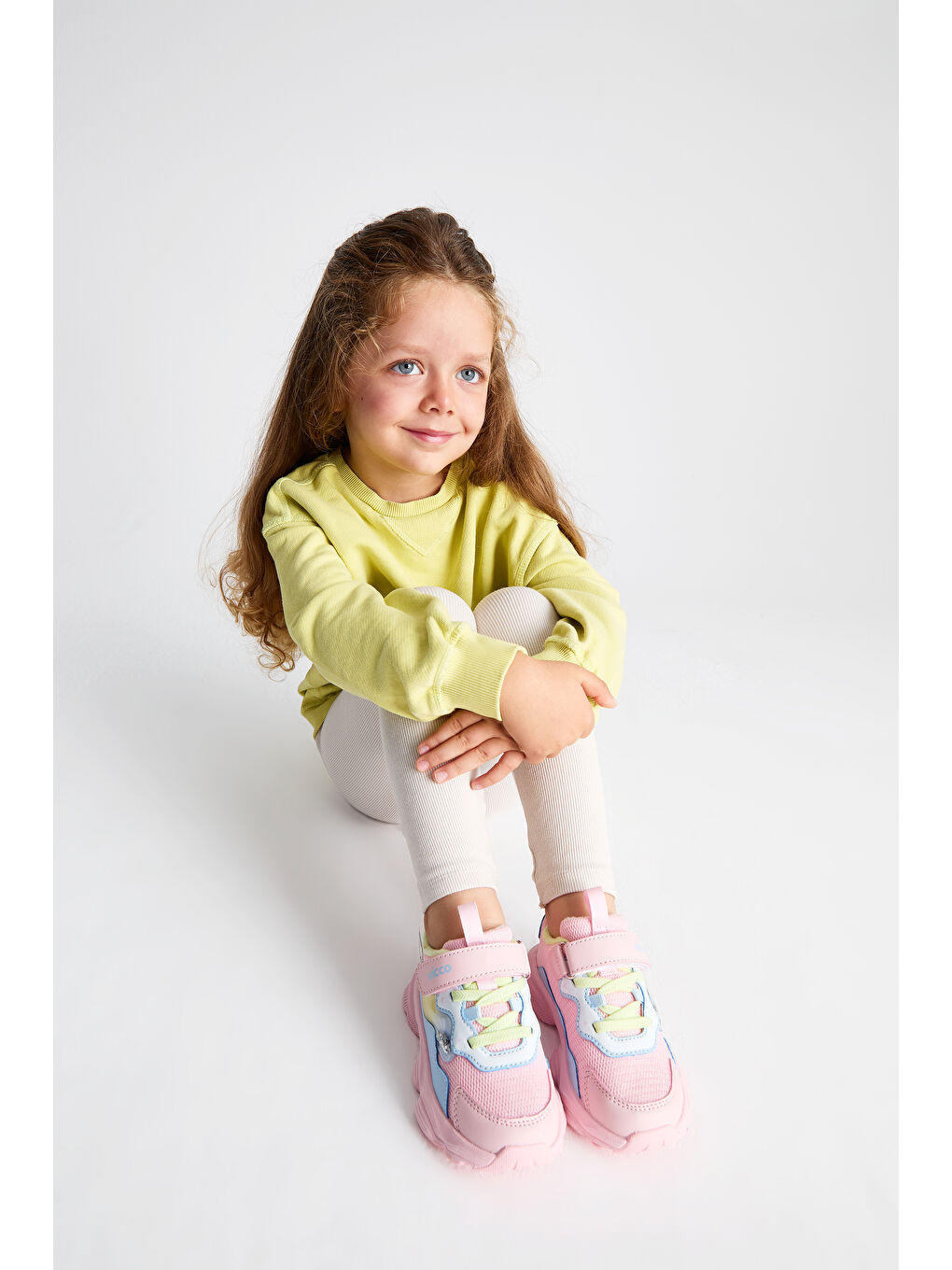 Pembe Kimmy Hafif Kız Bebek Pudra Spor Ayakkabı-7