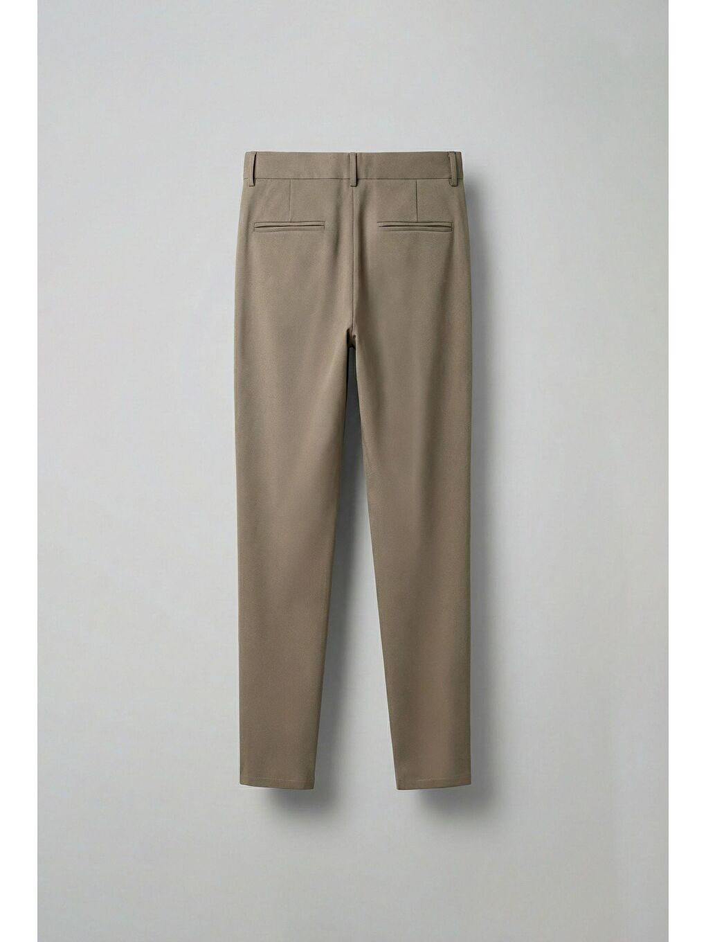 Bej Pileli Kumaş Erkek Pantolon Vizon-1