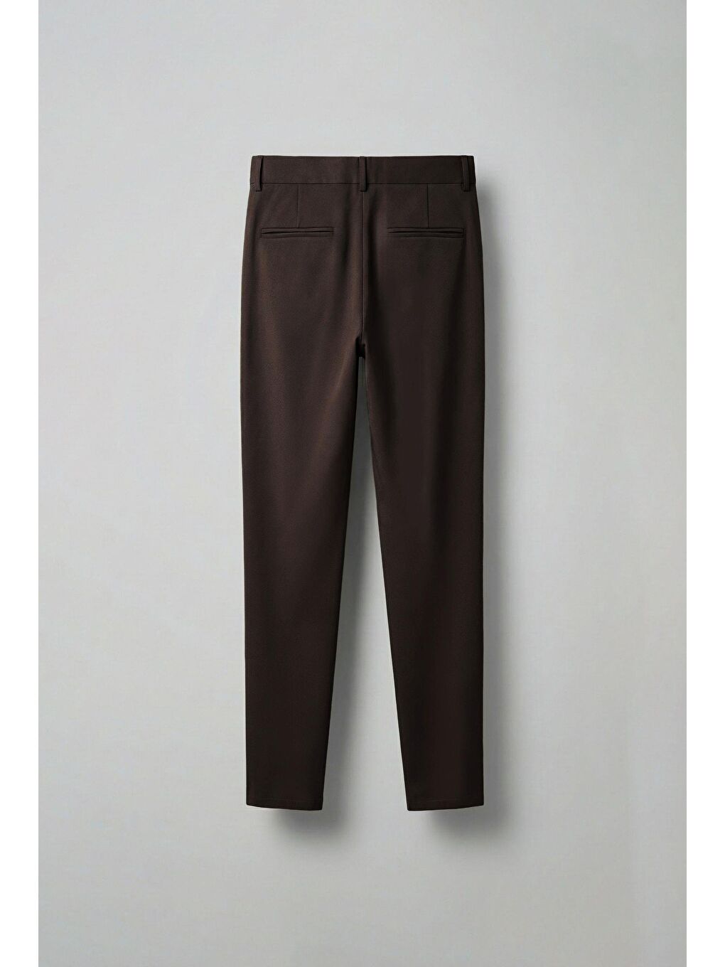 Kahverengi Pileli Kumaş Erkek Pantolon Kahve-1