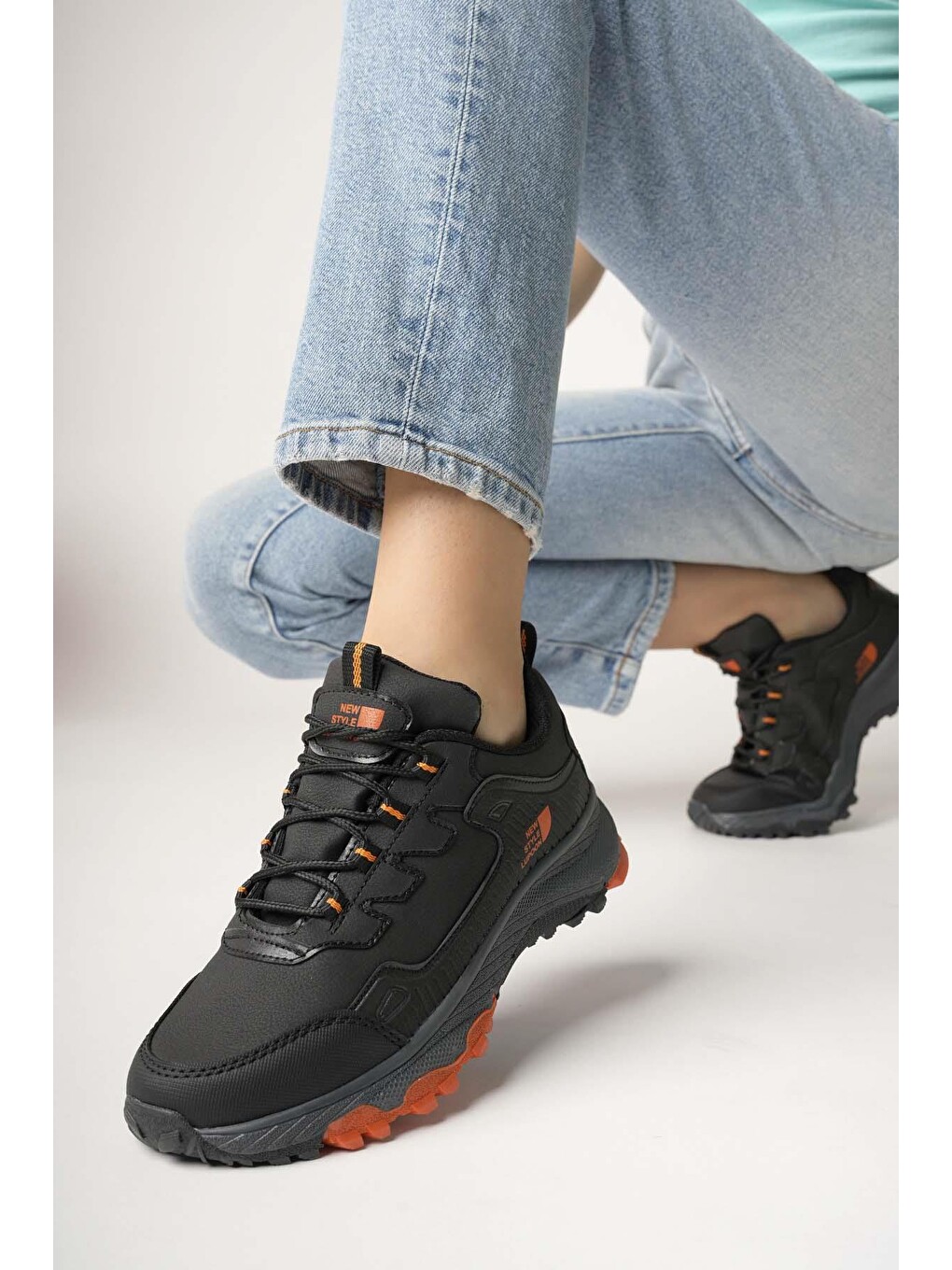 Siyah Kuzey Unisex Trekking Outdoor Sneaker Ayakkabı-2