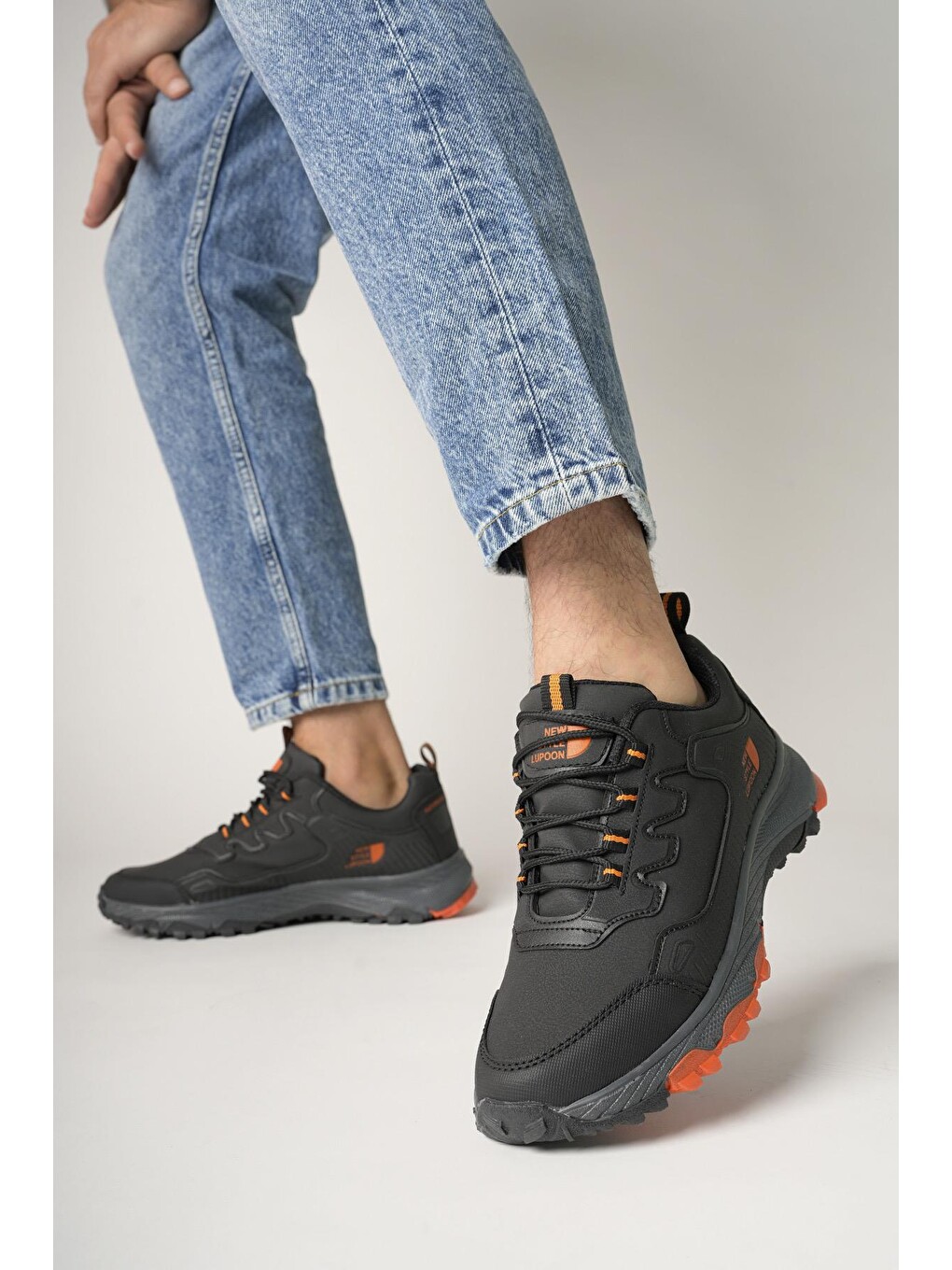 Siyah Kuzey Unisex Trekking Outdoor Sneaker Ayakkabı-3