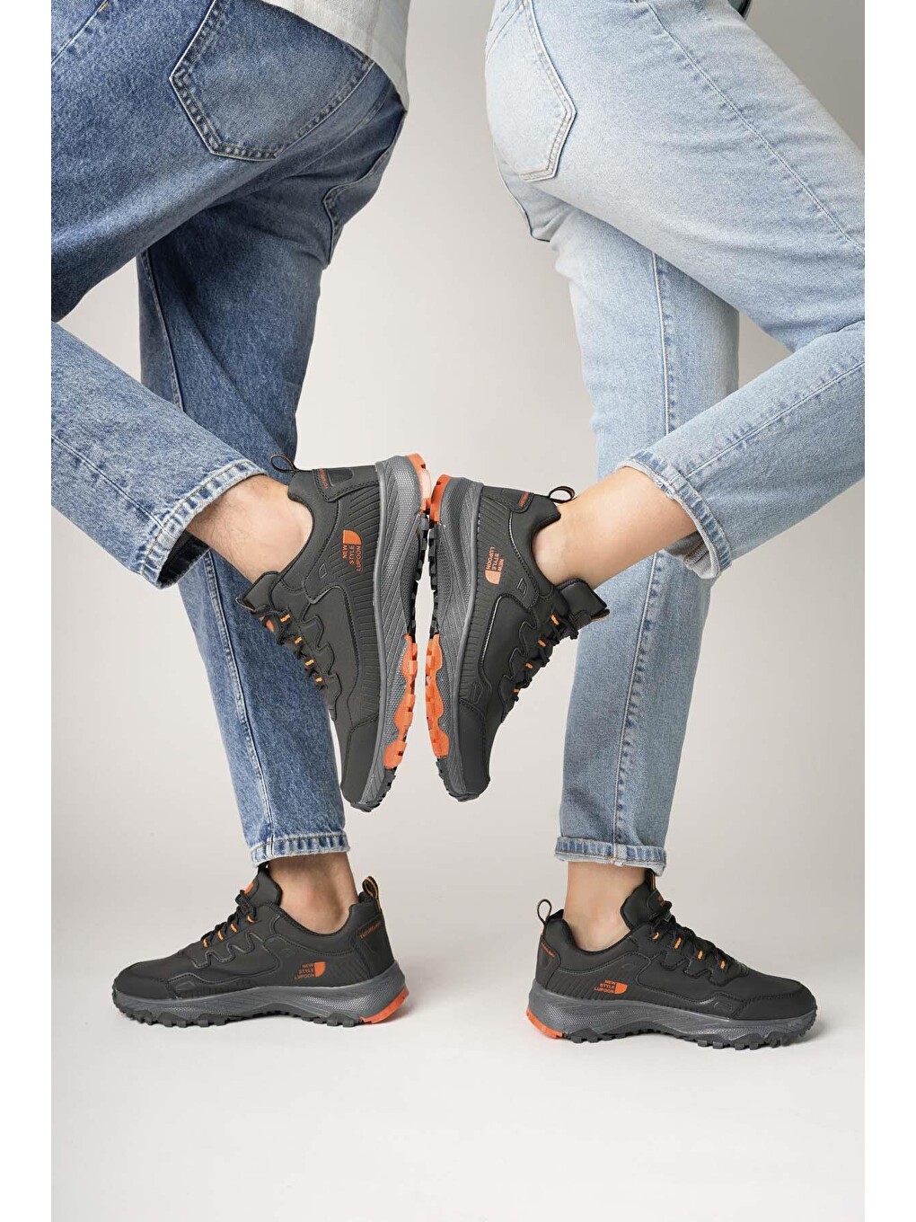 Siyah Kuzey Unisex Trekking Outdoor Sneaker Ayakkabı-1