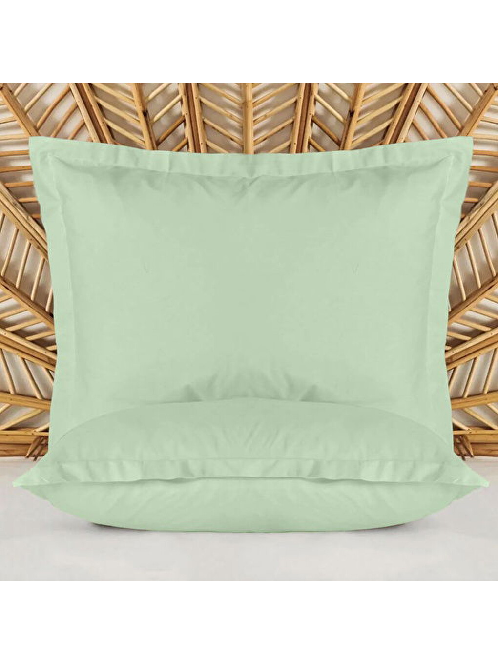 Soft Basic Oxford 2'li Yastık Kılıfı - Yeşil - 50x70 cm