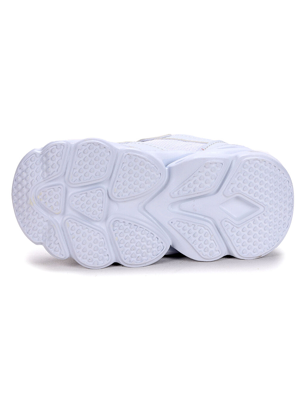 Beyaz Caty Işıklı Cırtlı Kız/Erkek Çocuk Spor Ayakkabı-5