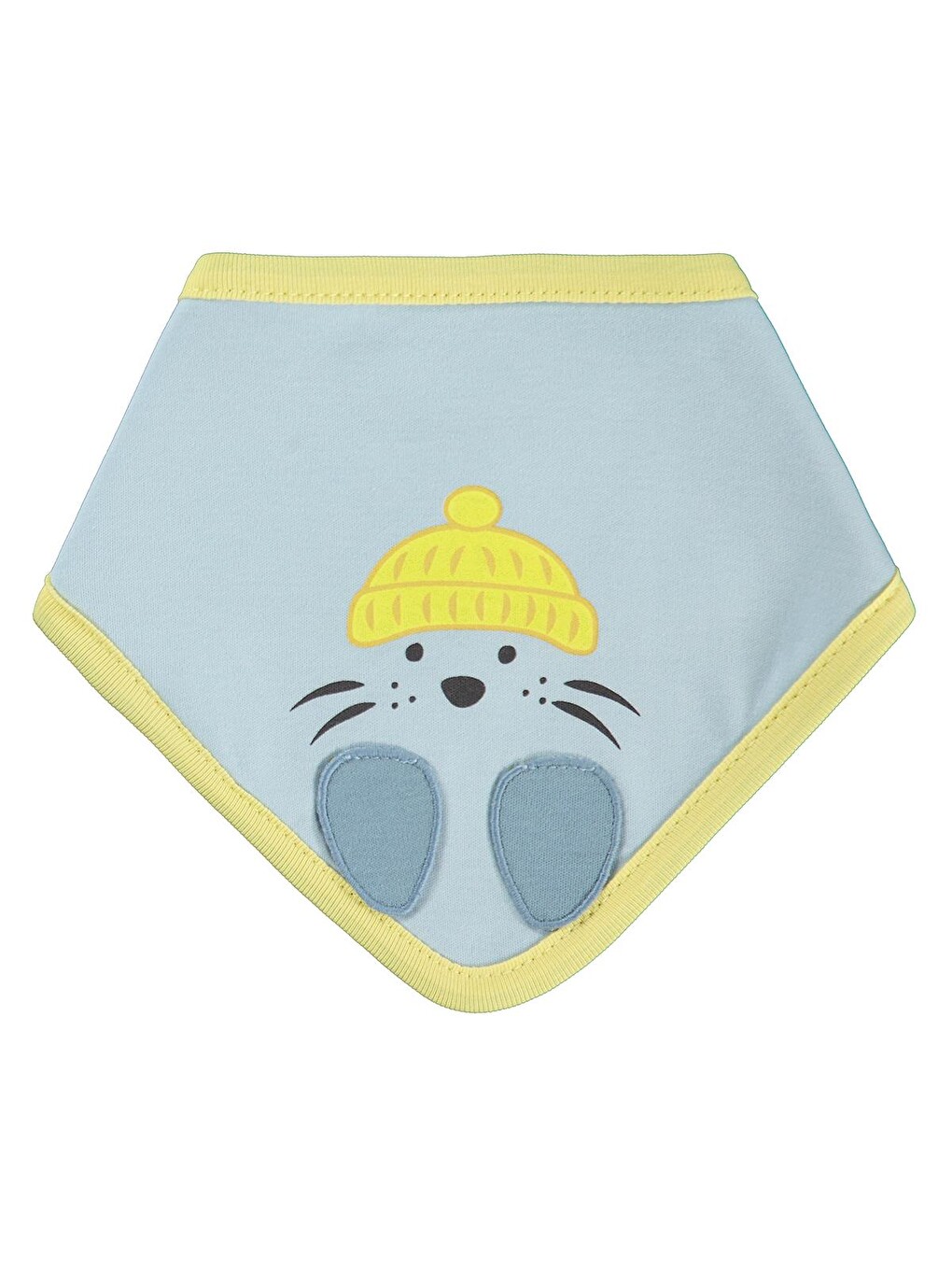 Baby Yıldız Baskılı 2 Li Mama Önlüğü - Mavi-1