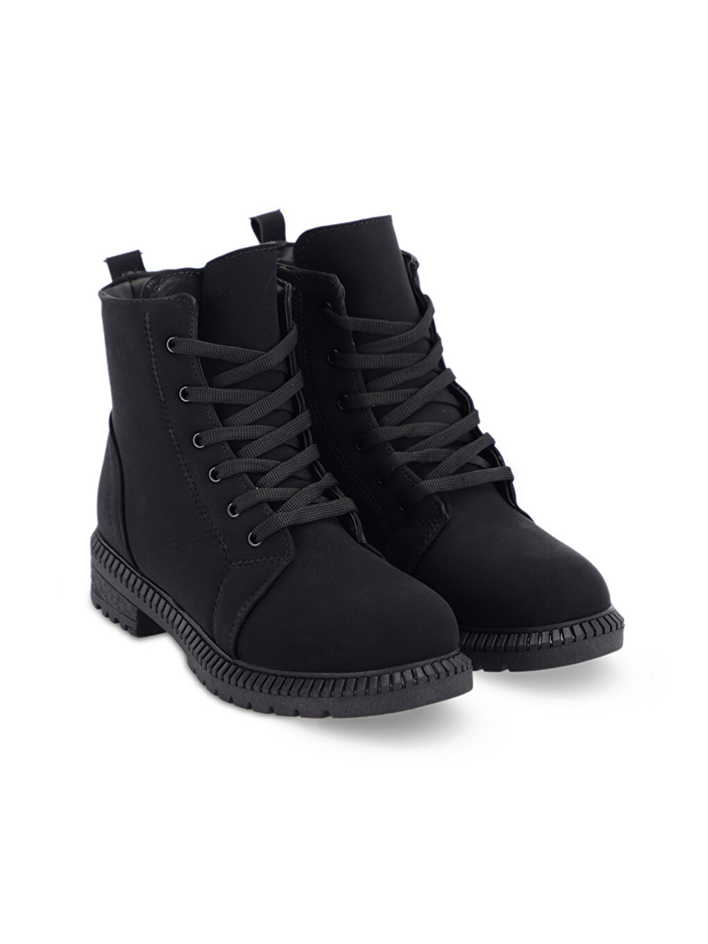 HOLA Kadın Bot Siyah Nubuk-1