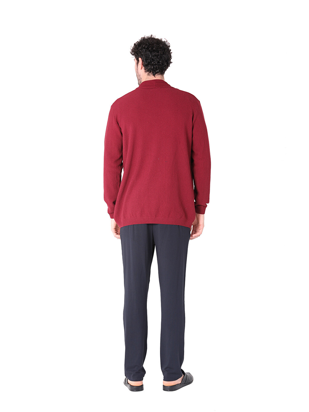Bordo Rob Erkek Triko Hırka-2