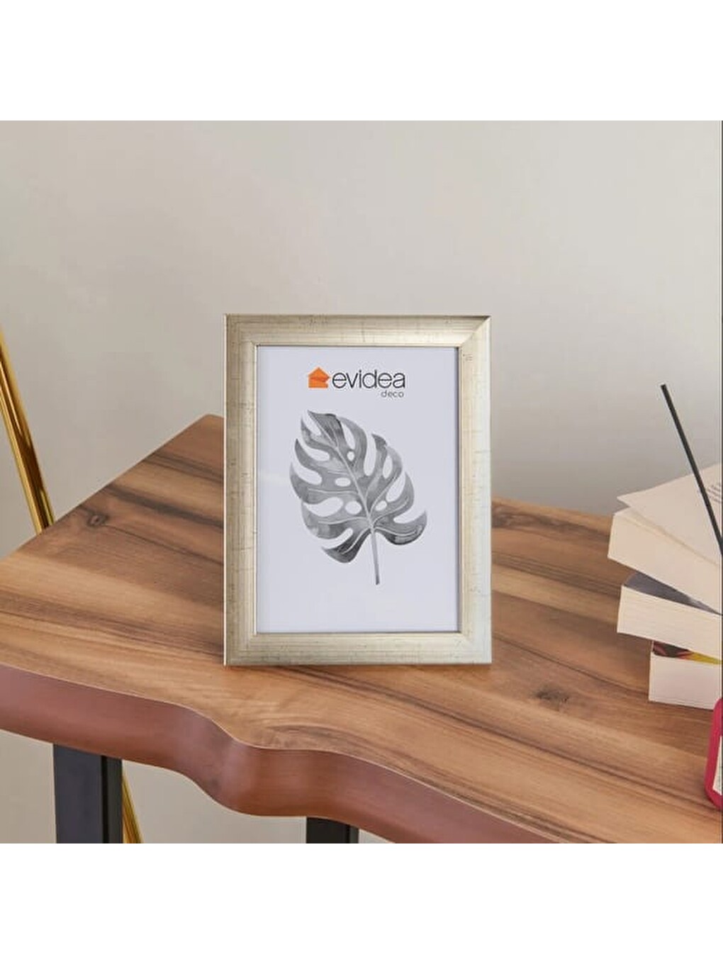Gri Deco Gardenia Çerçeve - Gümüş - 13x18 cm-1