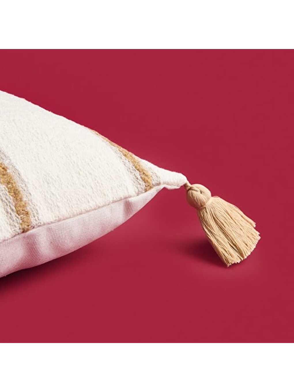 Soft Palm Breeze Adis Kırlent - Ekru - 45x45 Cm-3
