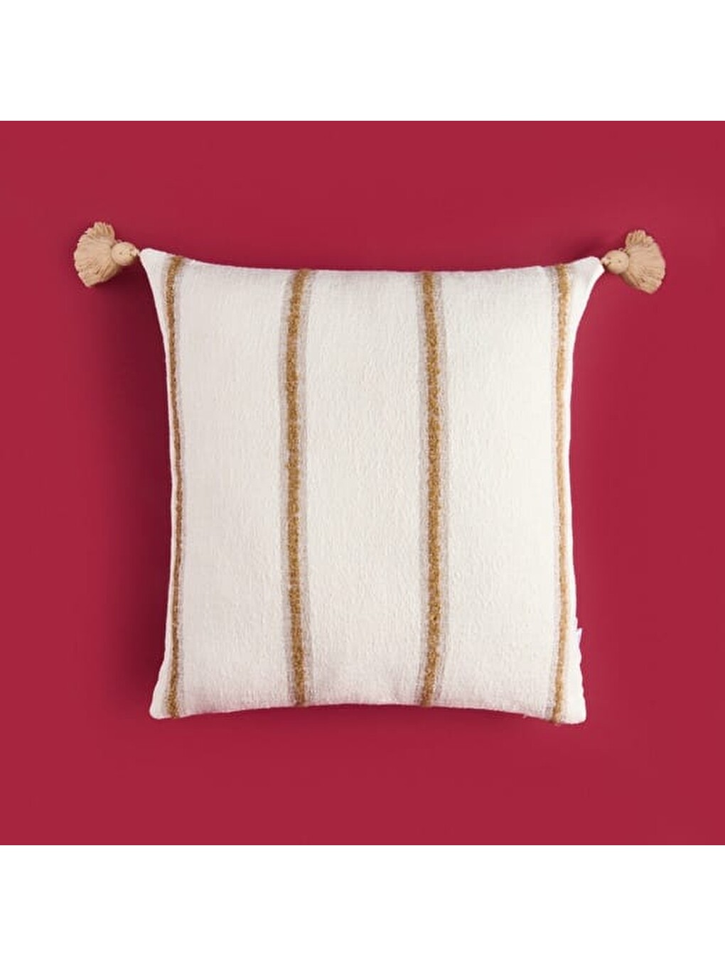Soft Palm Breeze Adis Kırlent - Ekru - 45x45 Cm-5
