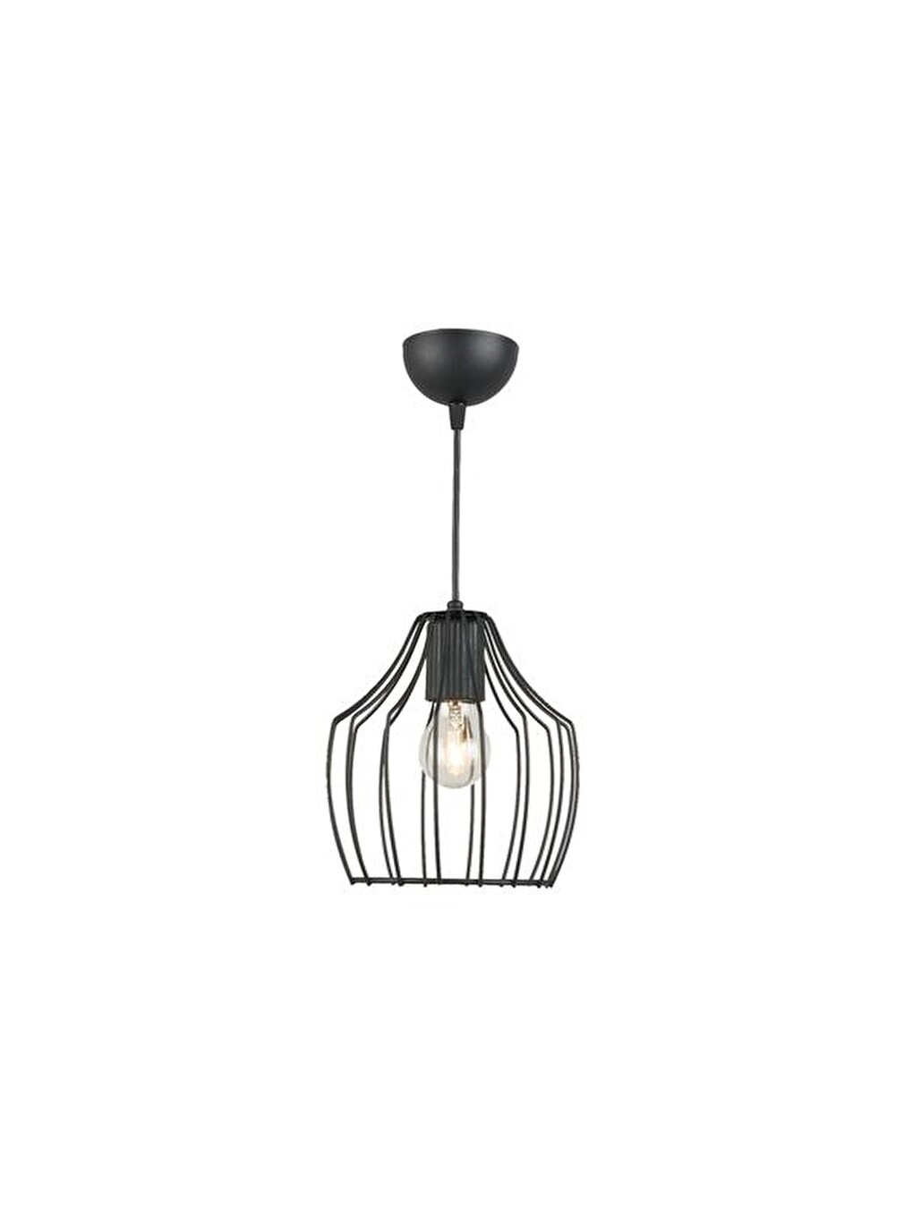 Burgaz Modern Tekli Avize - Siyah - 65x20x20 cm-3