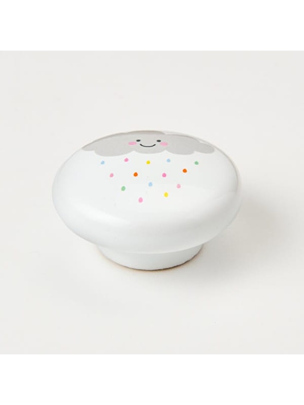 Ufo Bulut Düğme Kulp - Beyaz-6