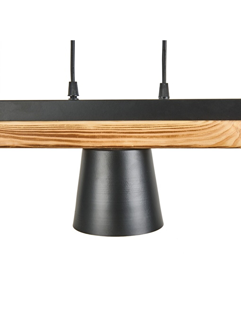 Venedik 3'lü Sıralı Sarkıt - Siyah / Kahverengi - 70x10x10 cm-3