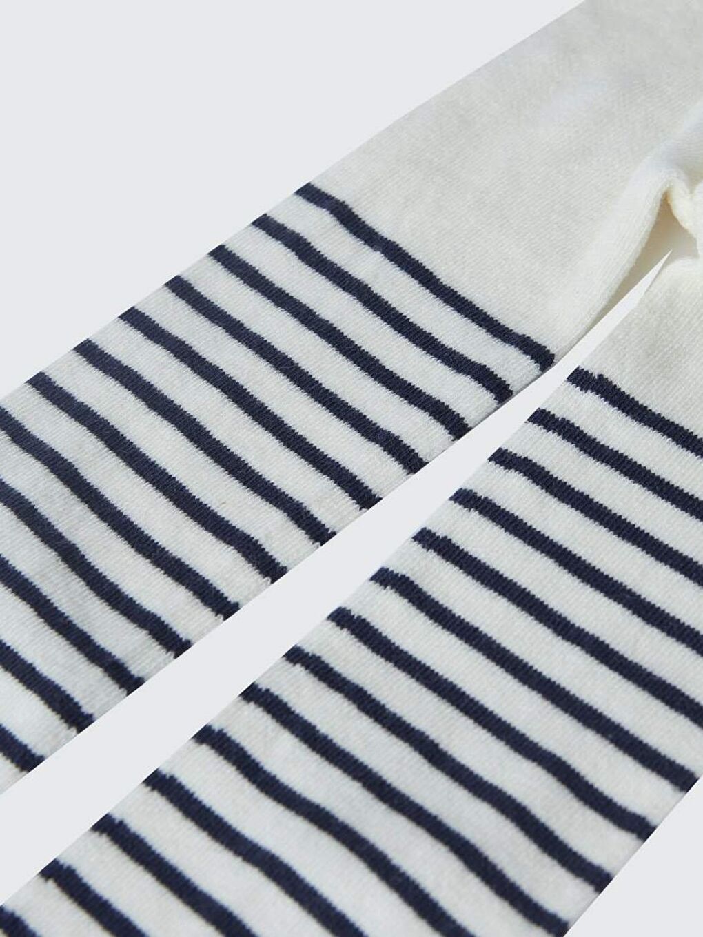 Ekru Kız Çocuk Krem Mix Desenli Külotlu Çorap-1