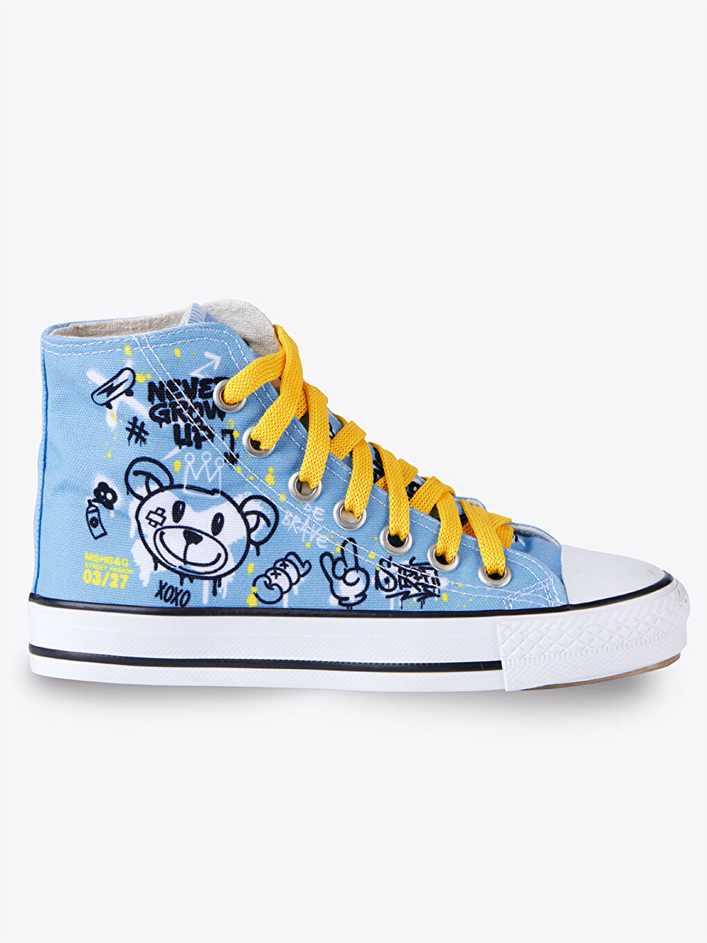 Mavi Cool Bear Erkek Çocuk Sneakers Spor Ayakkabı-4