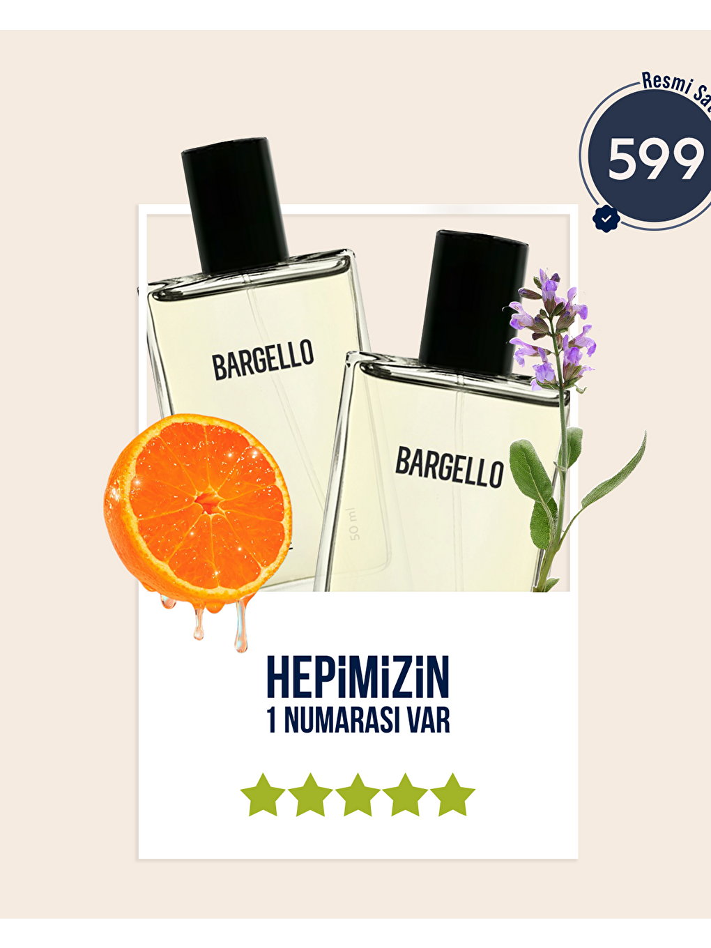 Erkek Parfüm Odunsu - 50ml Edp No:599-2
